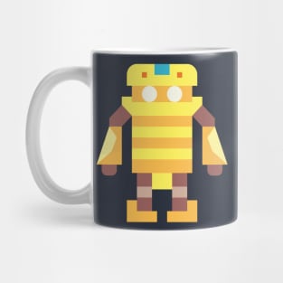 Cute Yellow Robot Mug